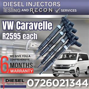 VW Caravelle diesel injectors for sale