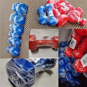 Hex dumbbells. Weights in different sizes
