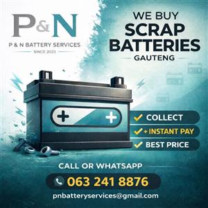 We Buy Scrap Batteries