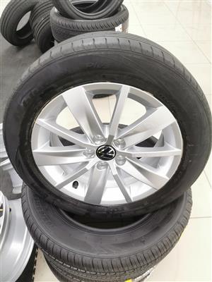 VW TSI/Polo 8 New Rims with used tyres