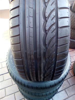 4xBrand new Dunlop SP Sport out the box runflat tyres 245/40/18 save 10k on reta
