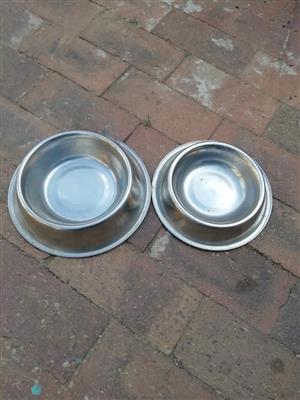 Dog food and water bowls for sale 