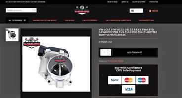 VW Golf V VI VII 2.0 GTI 2.0R AXX BWA BYD CAWB CCZ CDL CJX CULC CXD CHH Throttle Body OE 06F133062A