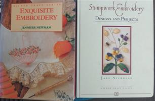 Stumpwork Embroidery  & Exquisite Embroidery  Books