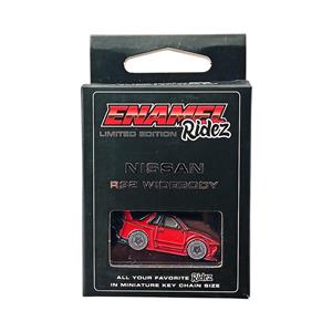 Nissan R32 Widebody Red - Die-Cast Enamel Keychain