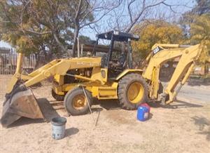 1993 CAT 428B 4x2 TLB