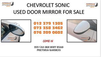 chevrolet sonic used door mirror for sale 