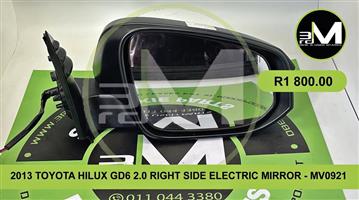 2013 TOYOTA HILUX GD6 2.0 RIGHT SIDE ELECTRIC MIRROR - MV0921