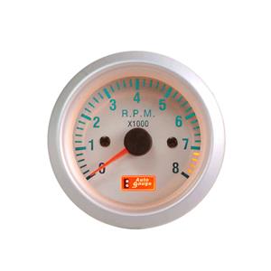 Autogauge 2″ Tachometre (White Face)