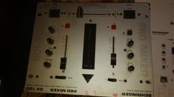 Behringer DJ Pro mixer, with booklet R1000,