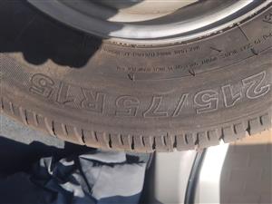 Ford ranger spare rim and tyre