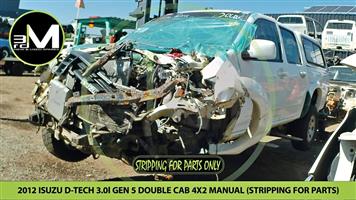 2012 ISUZU D-TEQ 3.0L DIESEL GEN 5 DOUBLE CAB 4X2 MANUAL