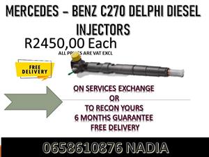 MERCEDES C270 DIESEL INJECTORS ON SERVICE EXCHANGE OR TO RECON YOURS