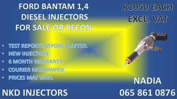DIESEL INJECTORS FOR SALE FOR FORD BANTAM 1.4  FULLY TESTED
