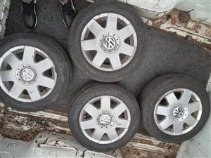 VW Polo ViVo X4 Original Mags & Tyres Size 14Inch
