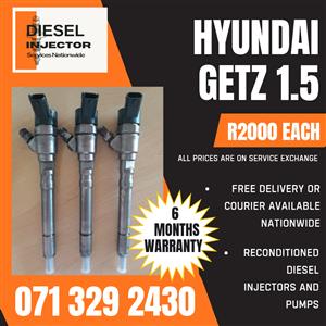 HYUNDAI GETZ 1.5 INJECTORS FOR SALE WITH WARRANTY 
