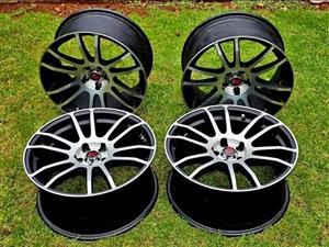 SET OF 17" 5X100 RIMS LIKE NEW