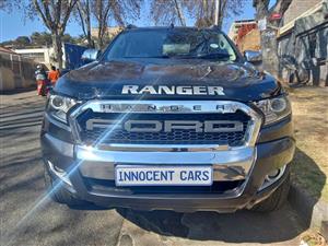 2017 FORD RANGER 3.2 XLT DIESEL WILDTRAK, MANUAL 4X4, GREY COLOR, 92000KMS