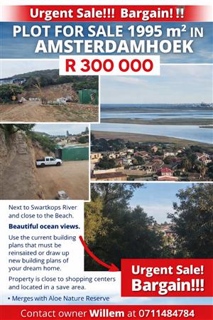 Property for Sale 1995m2 in Amsterdamhoek Port Elizabeth