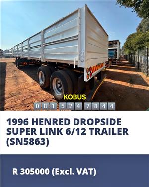 1996 HENRED FRUEHAUF SUPERLINK DROPSIDE