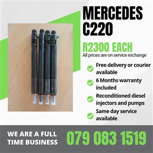 MERCEDES BENZ C220 INJECTORS FOR SALE WITH WARRANTY 