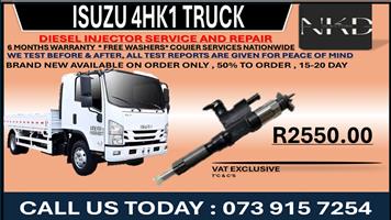 Isuzu 4HK1 Truck Diesel Fuel Injectors 