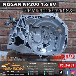 NISSAN NP200 1.6 8V COMPLETE GEARBOX
