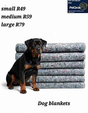 Dog blankets all sizes