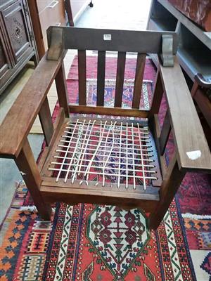 Stinkwood arm chair @Bonny Buy & Sell