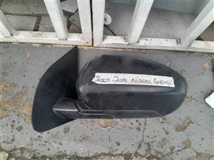 2007-2012 NISSAN QASHQAI LEFT SIDE MIRRO FOR SALE