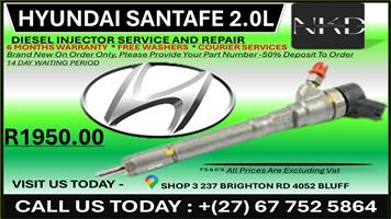 Hyundai Santafe 2.0L Diesel Injectors on Recondition