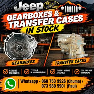 ASSORTED JEEP USED TRANSFER CASES & GEARBOXES | EZI SUV 