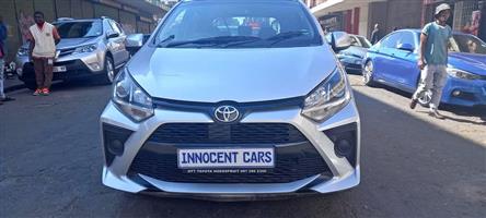 2021 TOYOTA AGYA 1.0 PETROL, MANUAL, SILVER COLOR, MILEAGE 