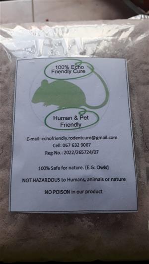 Eco friendly mouse and rat poison 
