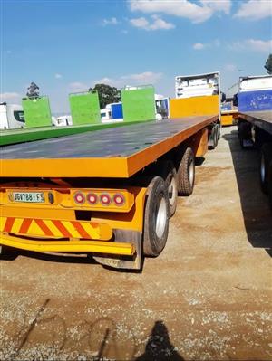 PROVEN MONEY-MAKER: Hendred Fruehauf Tridem 13.5m Flatdeck Trailer 2018 mode