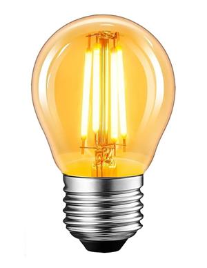 Antique Tinted LED Filament Retro Vintage G45 Design Light Bulbs Warm White.