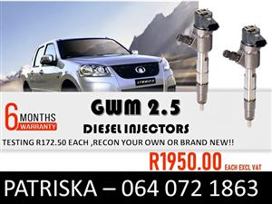 INJECTORS FOR GWM 2.5 FOR SALE