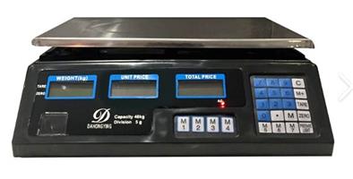 40kg Electronic digital price computing weighing scale with double side display