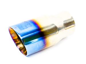 F1x Montoya 76mm Burnt blue &  Chrome Tailpipe