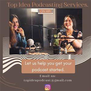 Provide podcast services for brands and individuals.