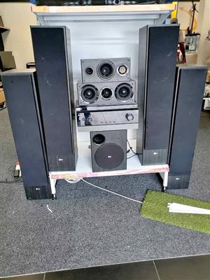 LG AR702TT-AD 6.1 CHANNEL HOME THEATER SYSTEM, W/SAMSUNG DVD PLAYER, 6 MONTHS WARRANTY