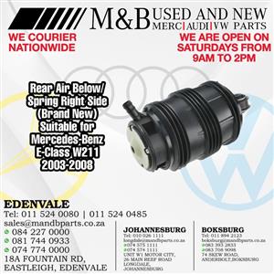 Air Below/Spring Rear Right Side (Brand New)