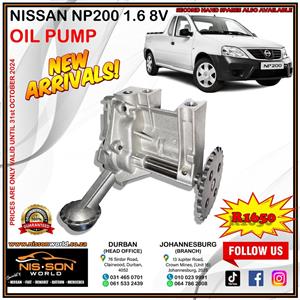 Nissan NP200 1.6 8V Oil Pump