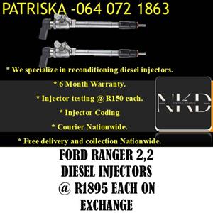 FORD RANGER 2,2 DIESEL INJECTORS FOR SALE