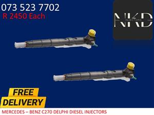 Mercedes-Benz C270 Delphi Diesel injectors 