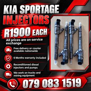 KIA SPORTAGE INJECTORS FOR SALE WITH WARRANTY 