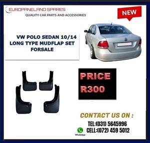 VW Polo Sedan (2010–2014) Brand New Mudflaps – Long Type Forsale 