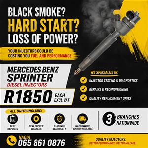 DIESEL INJECTORS FOR SALE NATIONWIDE FOR MERCEDES BENS SPRINTER