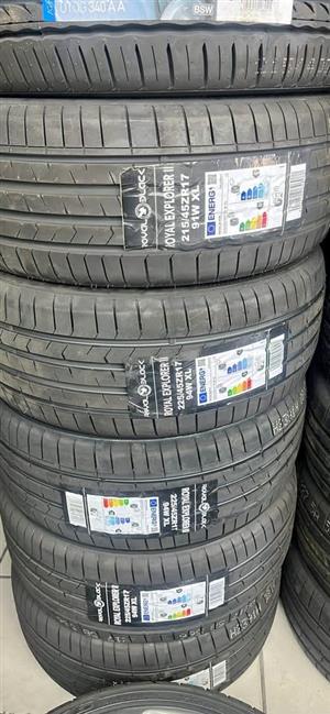 225/45/17 tyres available @kustomkings