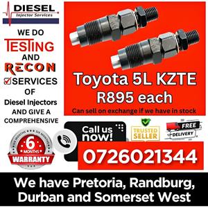 Toyota 5L KZTE diesel injectors for sale